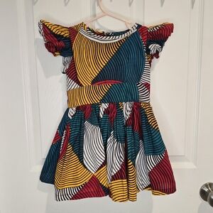 Sika x Anthropologie Toddler Geometric Dress Size 3T